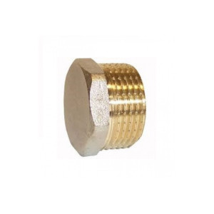 Заглушка 1/2" НР с белым колпаком никель Millennium XZMB1212