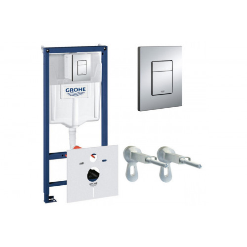 Инсталляция для унитаза GROHE Rapid SL 38775001, комплект 4 в 1, монтажная высота 1.13 м 38775001