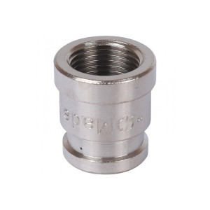 Муфта ВВ переxодная 3/8x1/4, никелированная Stout SFT-0006-003814