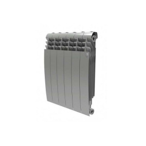 Радиатор алюминиевый секционный Royal Thermo Biliner Alum Silver Satin 500 х 8 секций RTBASS500/8