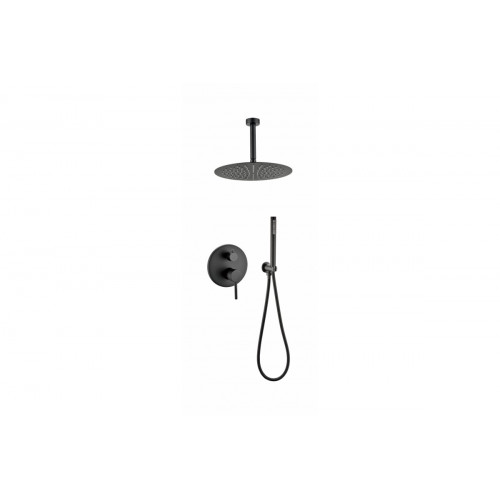 Душевая система скрытого монтажа Grocenberg GB5099BL-4 Чёрный матовый GB5099BL-4