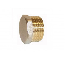 Заглушка 3/4" НР с белым колпаком никель Millennium XZMB3434