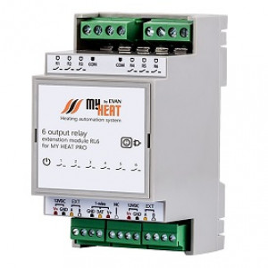 Блок расширения MyHeat RL6 релейный